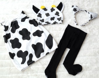 100% Cotton Cow Costume Children&#39;s Carnival Costume M6Kuh