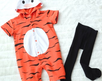 Tiger costume organic cotton carnival children's costume M4Tiger