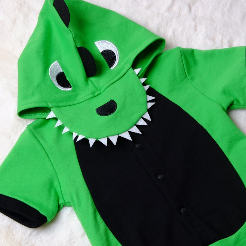 Costume de dinosaure en 100 % coton, costume pour enfant M4Dino image 5