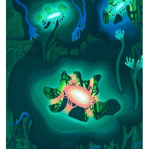 Digital Print Flower Poster Art