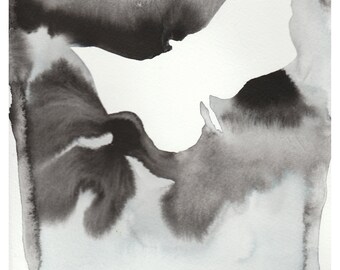 Abstract Butterfly Digital Print Card Art Ink