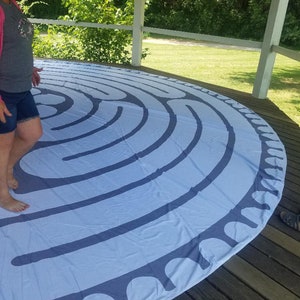 Custom EXTRA LARGE 22-30 FOOT 7circuit Portable Labyrinth for ...