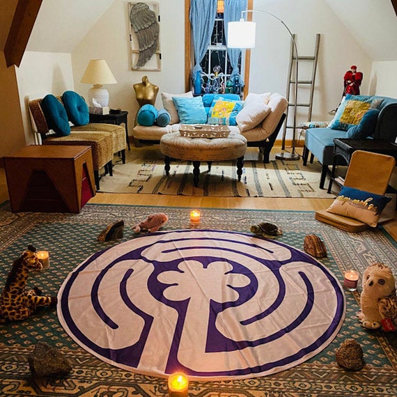 Custom SMALL Portable Labyrinth for Meditation at Home, PERSONAL