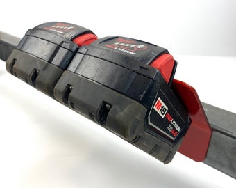 Milwaukee M18 metalen batterijhouder / houder