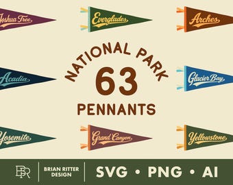 National Park Pennants