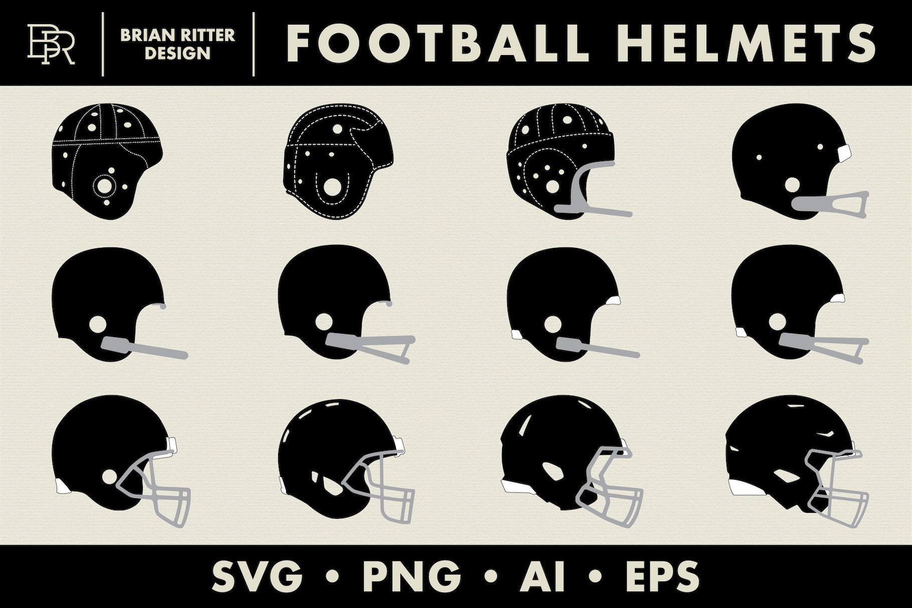 Football Helmets #2 | Graphic Objects | Sports Elements | Vintage | Football  PNG | Football SVG | EPS | Digital Art | Printable Art - Etsy
