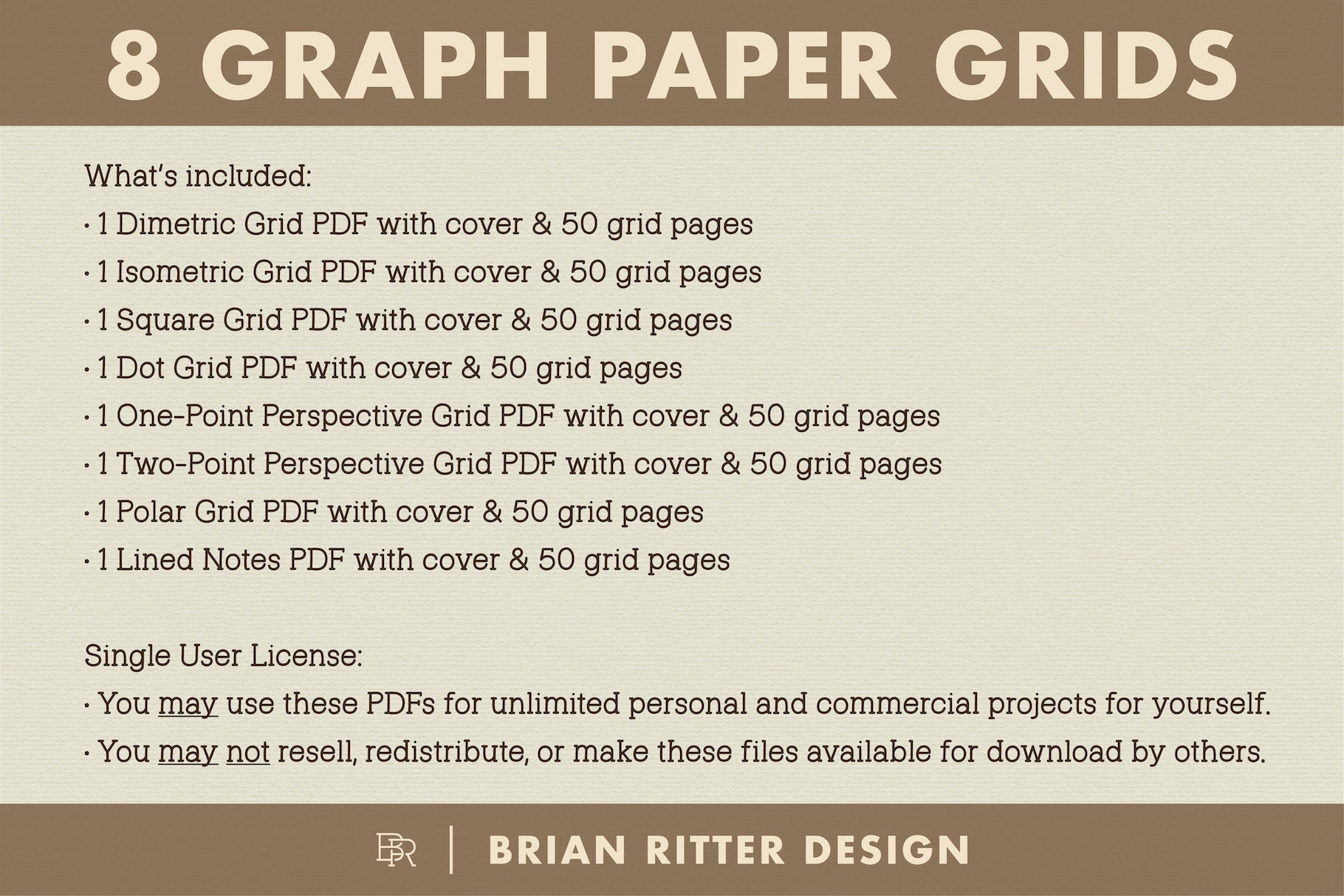 8 Graph Paper Grids PDF Templates Drawing Goodnotes Notability Note