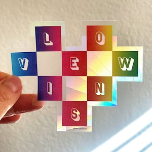 LOVE WINS Rainbow Maker Suncatcher Window Sticker