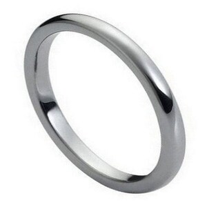 Tungsten Ring Mens Wedding Band 2mm Shiny Ring For Men Anniversary Engagement Band Womens Band Promise Polished Ring Silver Wedding Band
