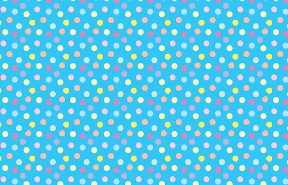 Polka Dot Digital Paper Digital Paper Colorful Printable - Etsy