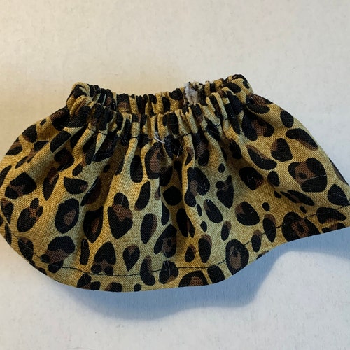 Leopard Print Elf Skirt by Christmas Shelf Clothes for 12 Inch - Etsy