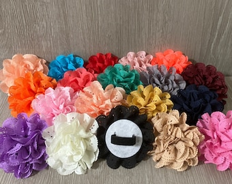 WHOLESALE 3” Lace Dog Collar Flowers, Dog Grooming Tools & Accessories, Medium/Large Dog Accessories, Collar Attachments