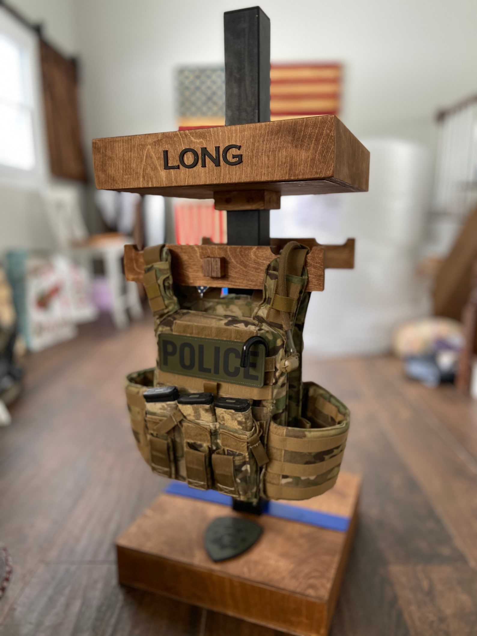 Body Armor Gear stand Tactical Gear T stand. Etsy