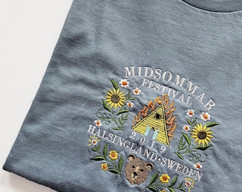 Midsommar Festival Embroidered Tshirt