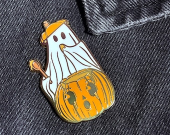 Murderous lil Ghost Hard Enamel Pin