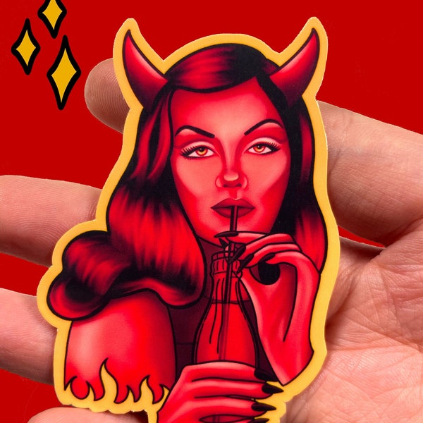 Devil Woman Sticker