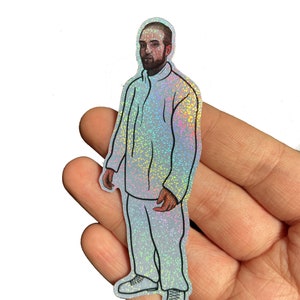 Naklejka z holograficznym brokatem „Skóra zabójcy”