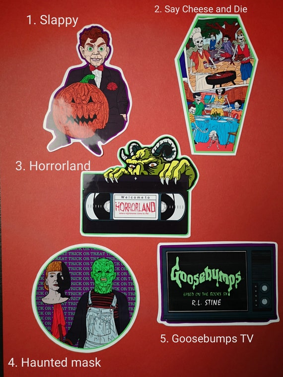 Goosebumps Sticker Pack Vintage 90s Kids TV Horror Vinyl | Etsy