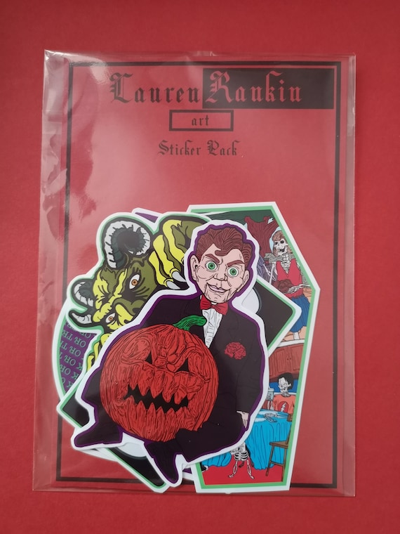 Goosebumps Sticker Pack Vintage 90s Kids Tv Horror Vinyl Etsy