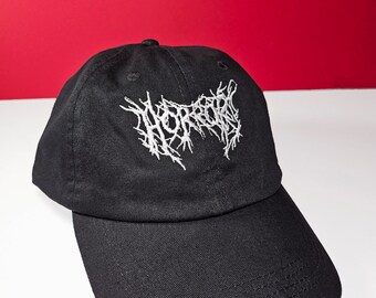 Horror Metal Embroidered Baseball 'dad' Cap - Etsy
