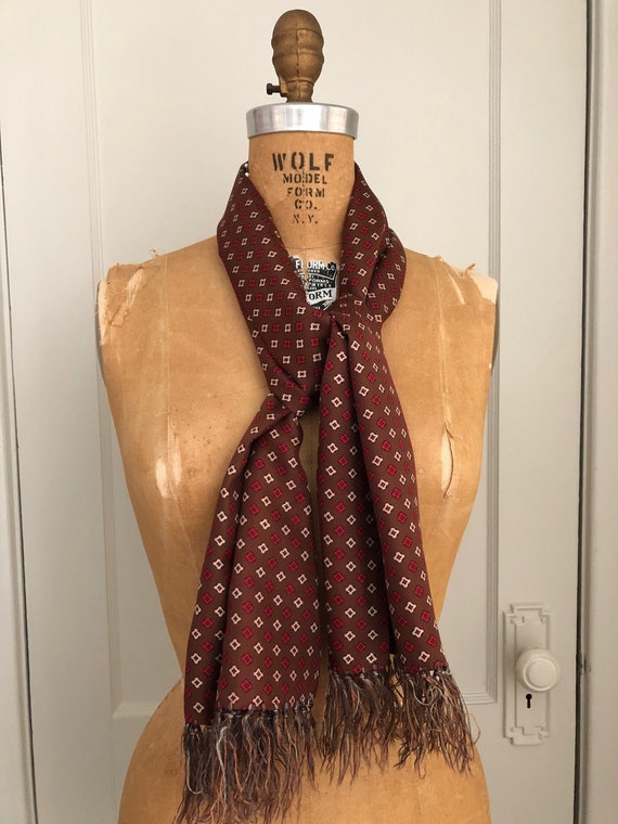 Vintage 1940s Cisco Gentlemen’s Silk Foulard Opera