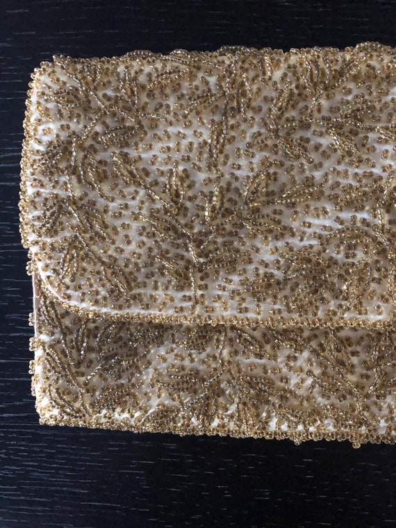 Glamorous 1950s Beaded Evening Purse - image 3