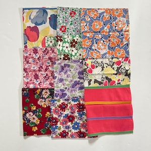 1930s Fabrics for Crafting or Patchwork Quilting