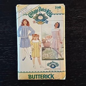 Cabbage Patch Kids® Dress, 1985 Unused BUTTERICK Sewing Pattern