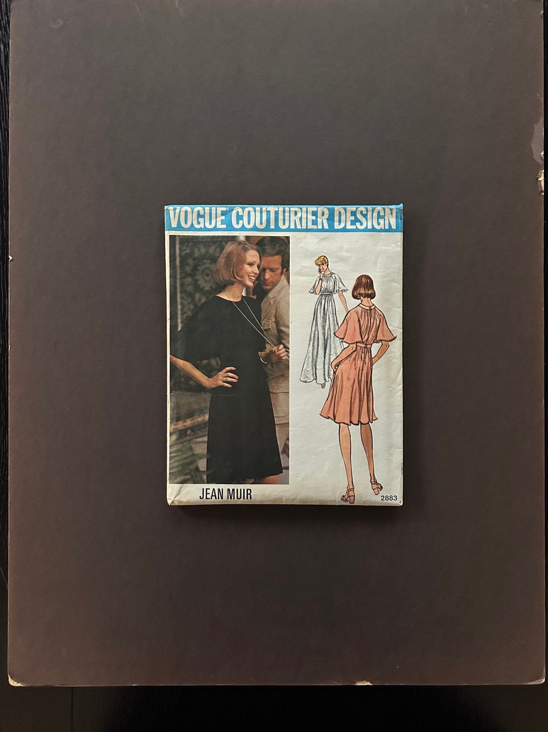 JEAN MUIR VOGUE® Couturier Design Dress Sewing Pattern #2883 - Vintage ...