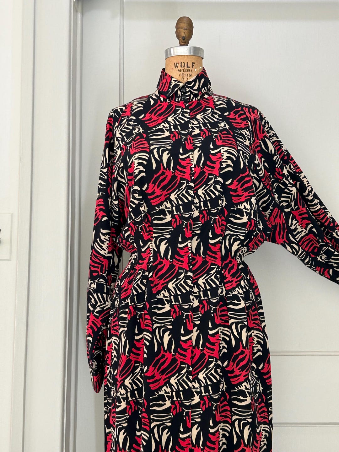 silk dolman dress Hammered Satin Dolman Sleeve Gown Petrol / 10