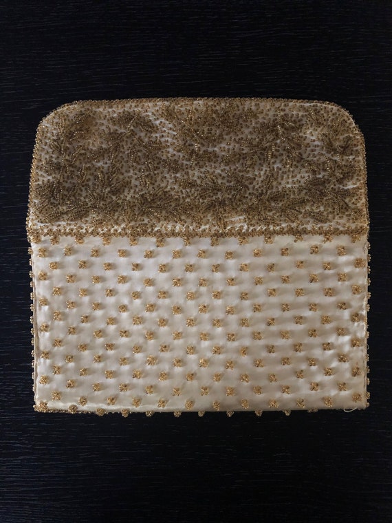 Glamorous 1950s Beaded Evening Purse - image 4