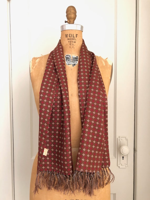 Vintage 1940s Cisco Gentlemen’s Silk Foulard Opera