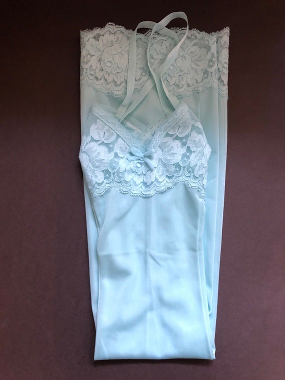 Sexy 1960s Turquoise Slip or Dress - St Michael N… - image 8