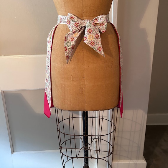 Christmas Apron - Snowflake Pattern - Vintage 195… - image 5