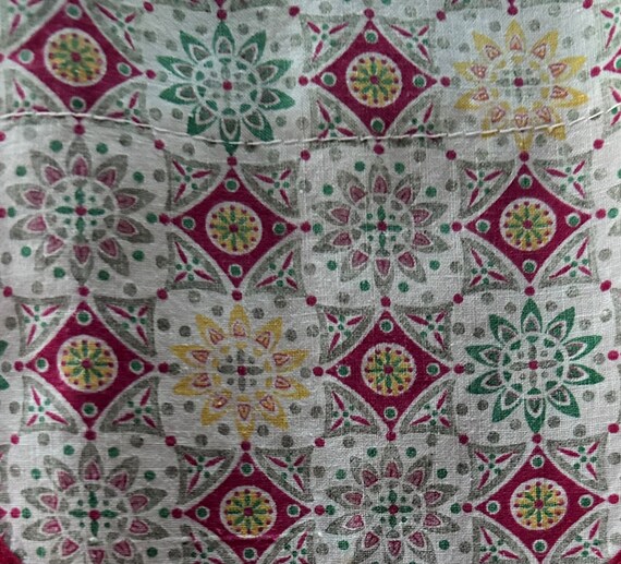 Christmas Apron - Snowflake Pattern - Vintage 195… - image 7