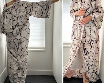Kimono VTG - Garabato floral
