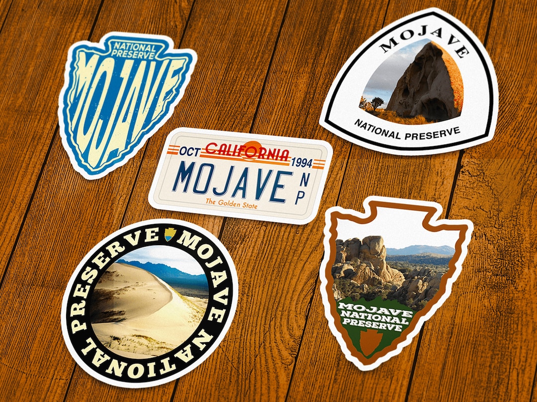 Mojave National Preserve Vinyl Sticker Choose 1 Decal or Get Them All