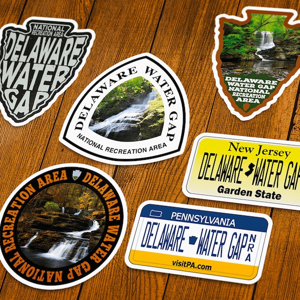Delaware Water Gap National Recreation Area Vinyl Sticker | Choose 1 Decal or Get them All!