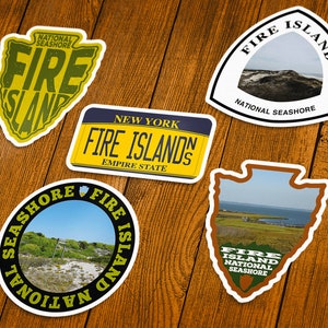 Fire Island National Seashore Vinyl Sticker | Choose 1 Decal or Get them All!