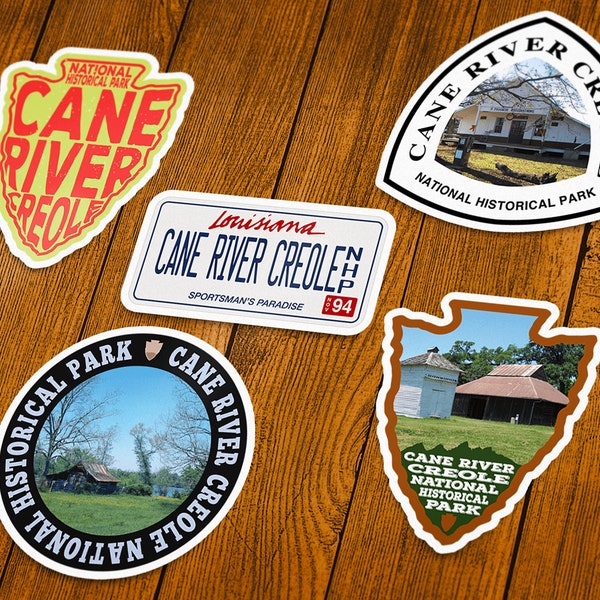 Cane River Creole National Historical Park Vinyl Sticker | Choose 1 Decal or Get them All!