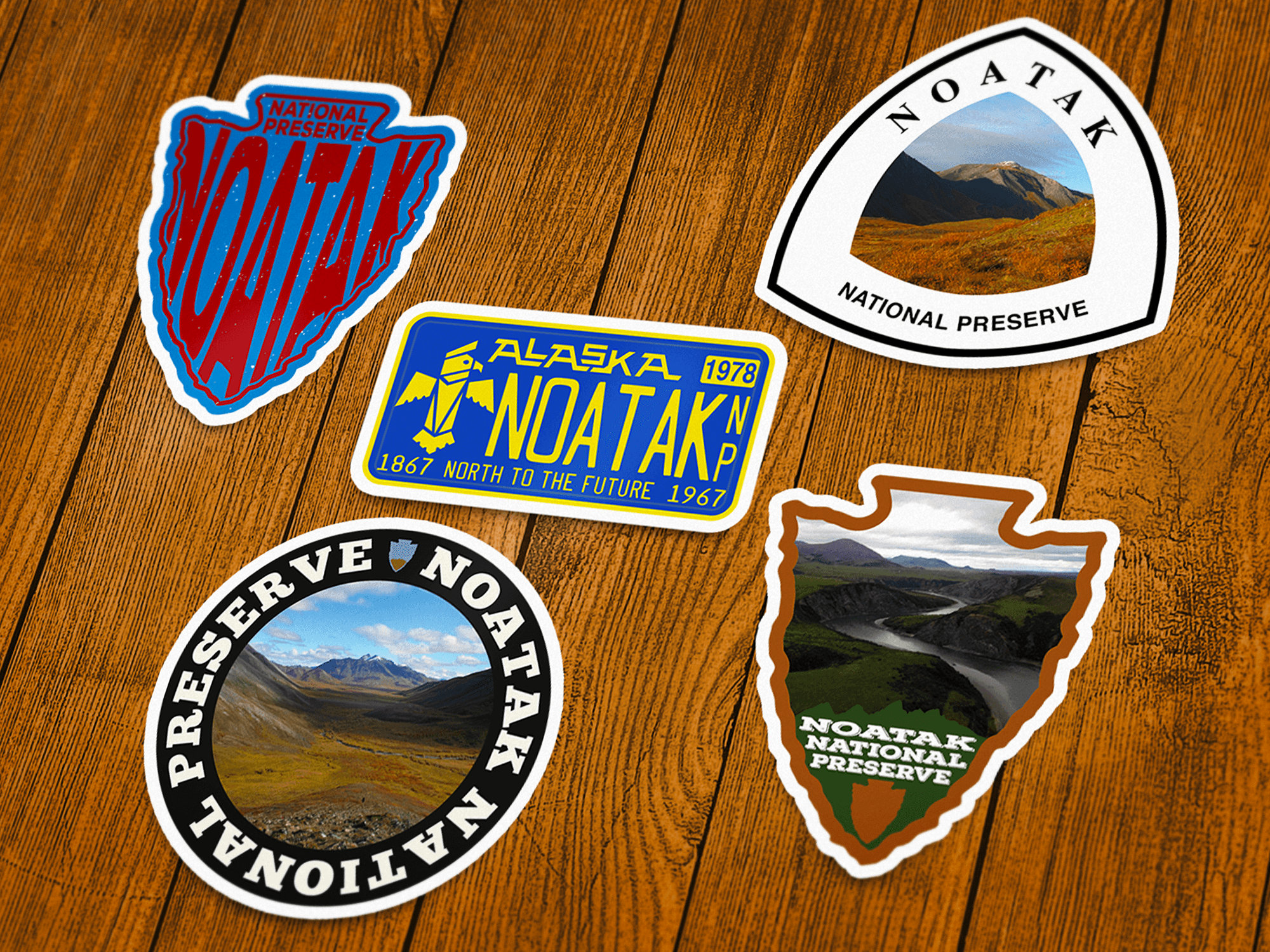 Noatak National Preserve Vinyl Sticker | Choose 1 Decal or Get Them All ...