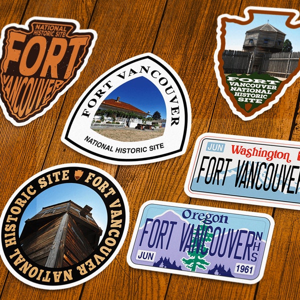 Fort Vancouver National Historic Site Vinyl Sticker | Choose 1 Decal or Get them All!