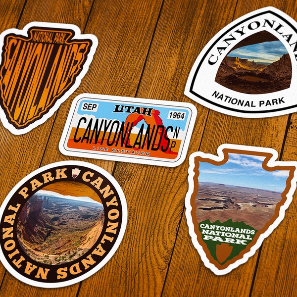 Canyonlands National Park Vinyl Sticker | Choose 1 Decal or Get them All!