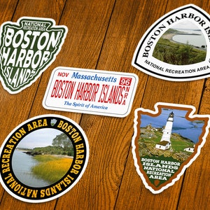 Boston Harbor Islands National Recreation Area Vinyl Sticker | Choose 1 Decal or Get them All!