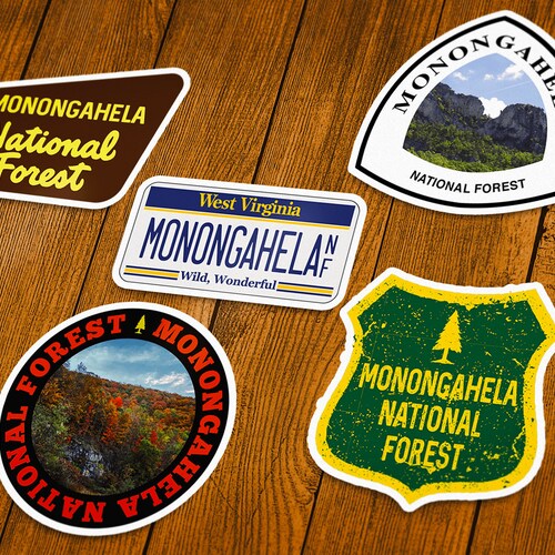 Hiawatha National Forest Decal Sticker – 3.75 X 2.5 Inches, Michigan Vinyl, Multi-Color