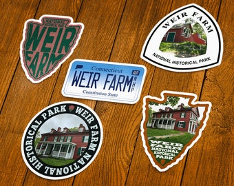 Weir Farm National Historical Park Vinyl Sticker | Choose 1 Decal or Get them All!