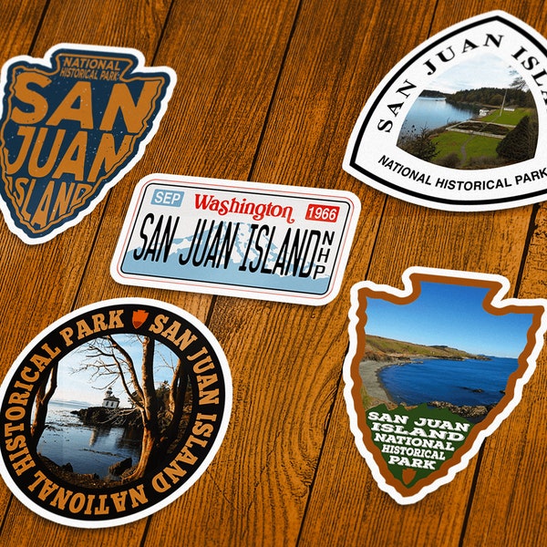 San Juan Island National Historical Park Vinyl Sticker | Choose 1 Decal or Get them All!