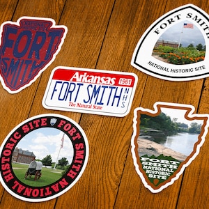 Fort Smith National Historic Site Vinyl Sticker | Choose 1 Decal or Get them All!