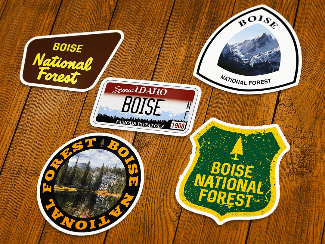 Boise National Forest Vinyl Sticker | Choose 1 Decal or Get Them All ...