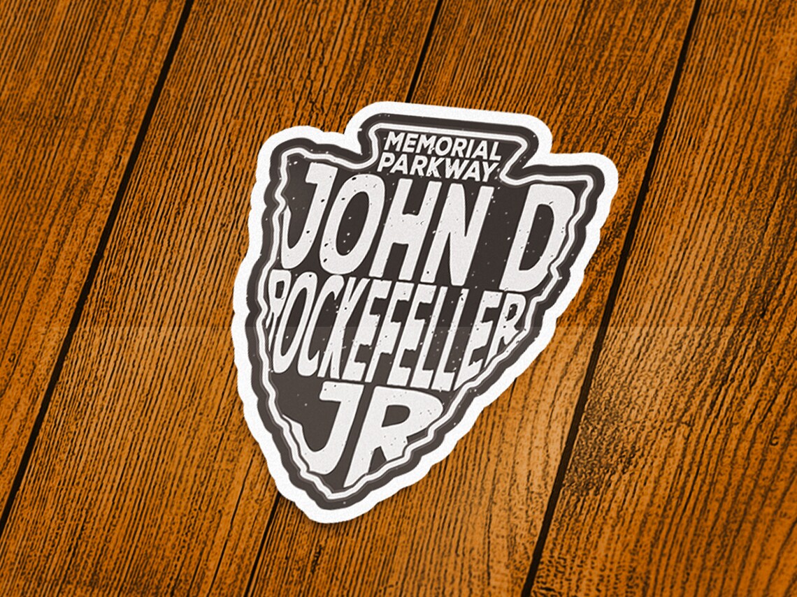 Jfk Jr. Sticker John D. Rockefeller, Jr. Memorial Parkway Vinyl Sticker | Choose 1 ...